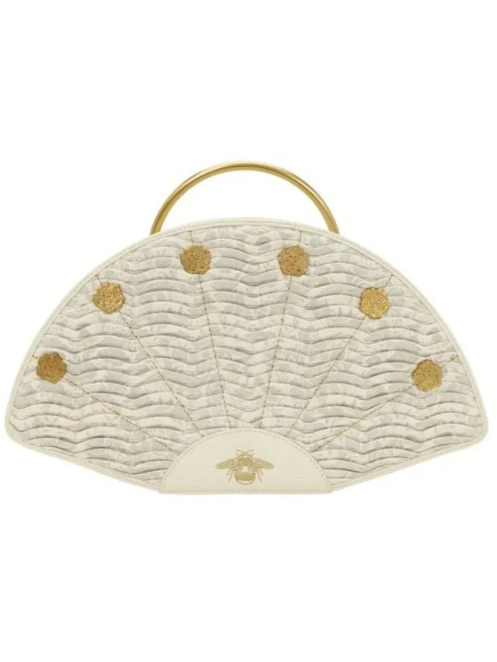 Loungefly Netflix Bridgerton Figural Fan Handbag Bee Gold Victorian Regal NWT